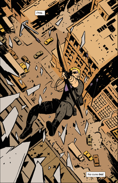 Hawkeye - Comic Falling