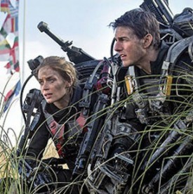 I like how when we kneel down like this it's hard for people to tell that you're taller than me.