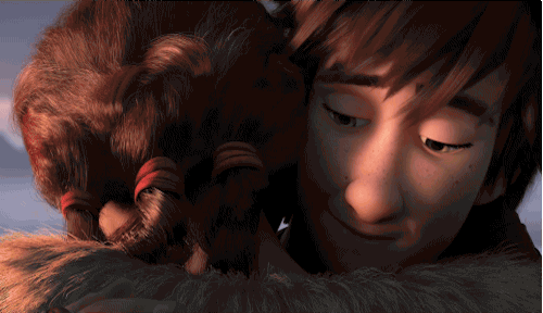 Here's a picture of mother and son hugging so you stop overthinking the phrase "open herself up."