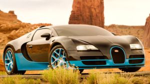 Out here in the desert, everyone drives Bugatti Veyrons.