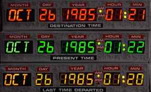 One major design flaw?  They can never travel to a year with more than four digits. 