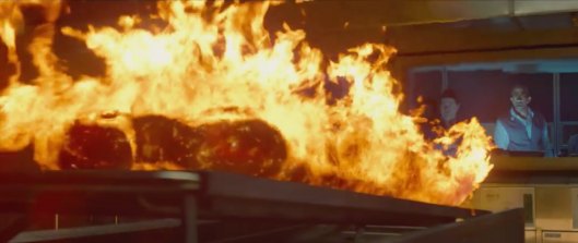 Just so we're clear, that kid wasn't always on fire, was he? I don't know, I got here late.